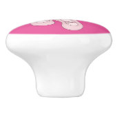 ピンク バレエ バレリーナ ドレッサー 引き出し ノブ プル (側面)