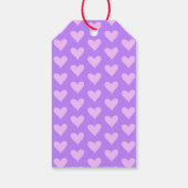 ピンク – バレンタインデー(紫) ギフトタグ (裏面)