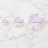 ピンク – バレンタインデー（紫） コンフェッティ (裏面)