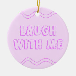 ピンク – バレンタインデー（紫） セラミックオーナメント