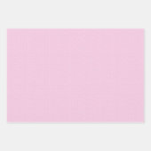 ピンク&パステル色の復活祭のバニーの足 ラッピングペーパーシート (正面3)