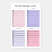 ピンク・パープルが企画 ポストイット (正面)