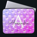 ピンク – パープルエレガントヴィンテージモノグラム ラップトップスリーブ<br><div class="desc">ピンクとパープルグラデーション、エレガントヴィンテージモノグラムガーリーケース。この場合はカスタマイズ、イニシャルと名を含めることができる。</div>