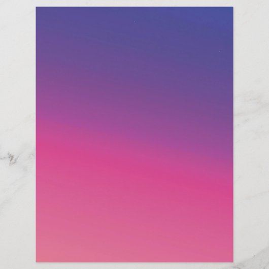 ピンク&パープルオムブレグラディエントスクラップブック紙 (裏面)