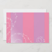 ピンク&パープルケーキポップバースデーパーティ招待状 招待状 (裏面)