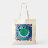 ピンク&パープルシーホース トートバッグ (裏面)