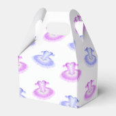 ピンク&パープルバレエ誕生日ツチュウウォータカラー フェイバーボックス (裏面サイド)