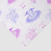 ピンク&パープルバレエ誕生日ツツ&ポインテシューズ 薄葉紙 (詳細)