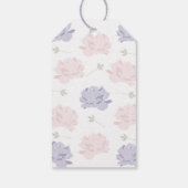 ピンク&パープルピーニーキンセアニェラパーティー ギフトタグ (裏面)