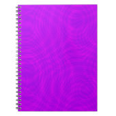 ピンク&パープルリップルモアレ ノートブック (正面)