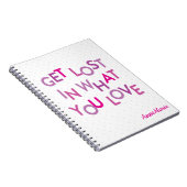 ピンク/パープル失ったが好きなノートに ノートブック (右側)