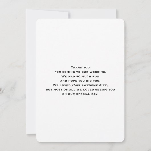 ピンク&パープル宇宙&スターフェイク銀河系ありがとう サンキューカード (裏面)