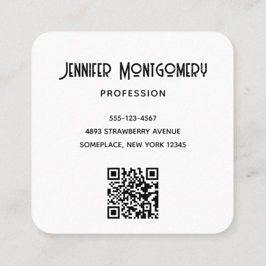 ピンク&パープル宇宙&スターフェイク銀河系 スクエア名刺 (裏面)