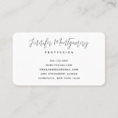 ピンク&パープル宇宙&スターフェイク銀河系 名刺 (裏面)