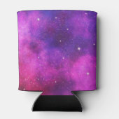ピンク&パープル宇宙&スターフェイク銀河系 缶クーラー (裏面)