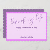 ピンク - パープル バレンタインデー (正面/裏面)