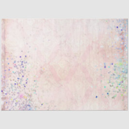 ピンク パープル ブルー グリッター アンティーク ヴィンテージ デコパージュ 薄葉紙