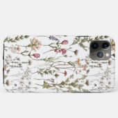 ピンク パープル 水彩画 野の花 Case-Mate iPhoneケース (裏面(横))