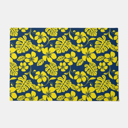 ピンク・ビキニ（ネイビー） ドアマット (正面)