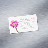 ピンク·ピアッツァ·サクタス·イン·開花(LCSW) マグネット名刺 (インサイチュ)