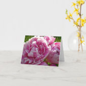 ピンク·ピニー|コテージ農家フローラ園 カード (黄色い花)