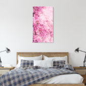 ピンク（ピンク） キャンバスプリント (インサイチュ (寝室))