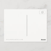 ピンク、ピンク、メタリックフェイク金ゴールドに輝ストライプく ポストカード (裏面)