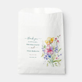 ピンク・ピーチ・イエローの花が咲き誇る フェイバーバッグ