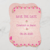 ピンク&ピーチ#4 セーブザデート (正面/裏面)