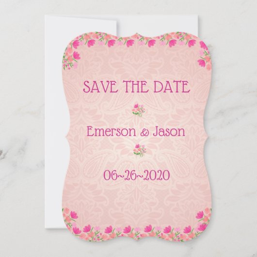 ピンク&ピーチ#4 セーブザデート (正面)