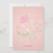 ピンク&ピーチ#6 セーブザデート (裏面)