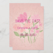 ピンク&ピーチ#6 セーブザデート (正面/裏面)