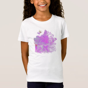 *~*ピンク·ピーニーのア絵画ート·トランスフォームAR3ガール Tシャツ