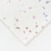 *~*ピンク·ピーニー絵画のアート·ハッピー·バタフライAR3 フリースブランケット (角)