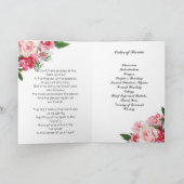 ピンク・ピーニー・フラワーズ葬祭プログラム プログラム (内部)