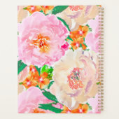 ピンク・ピーニー・フラワーズ・ケース・メイトiPhoneケース プランナー手帳 (裏面)