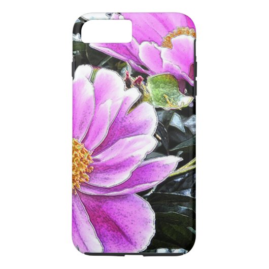 「ピンク・ピーニー」 Case-Mate iPhoneケース (裏面)