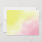 ピンク·フラミンゴ私の花嫁の付き添いになってくれる？ 招待状 (裏面)