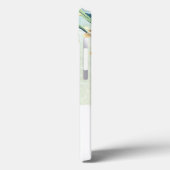 ピンク フラミンゴ 花 ゴールド コンフェティ ヤシの葉 Case-Mate iPhoneケース (裏面 / 左)