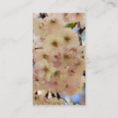 ピンク・フラワー・フォトグラフィー名刺 名刺 (裏面)