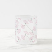 ピンク フラワー ヴァイン 花 マグカップ (中央)