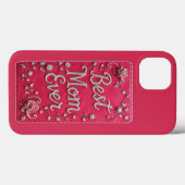 ピンク フラワー 最強の母 iPhoneケース Case-Mate iPhoneケース (裏面 (横))
