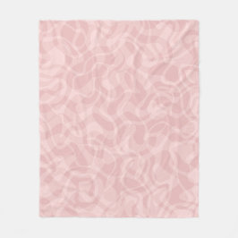 ピンク フリースブランケット