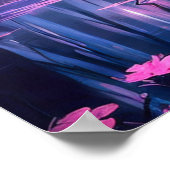 ピンク・フローラの隠れた輝きを発見 ポスター (角)