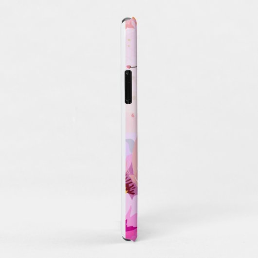 ピンク フローラル Case-Mate iPhoneケース (裏面/右)
