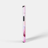 ピンク フローラル  iPhoneケース (右側面)
