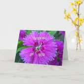 『ピンク・フ考えるラワー・オブ・ユー・カード』 カード (黄色い花)