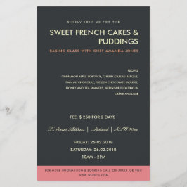 ピンク・ブモダンラック・写真テンプレート講習会 チラシ