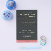 ピンク・ブモダンラック・写真テンプレート講習会 チラシ (シングル)