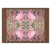 ピンク&ブラウンパラダイススペシャルモーメントテーブルクロス テーブルクロス (正面(横))